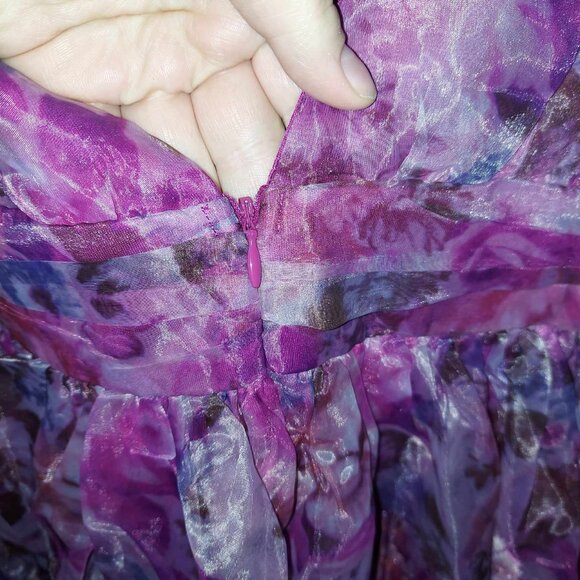 Lulu's Pink and Purple Maxi Dress - Picture 5 of 9